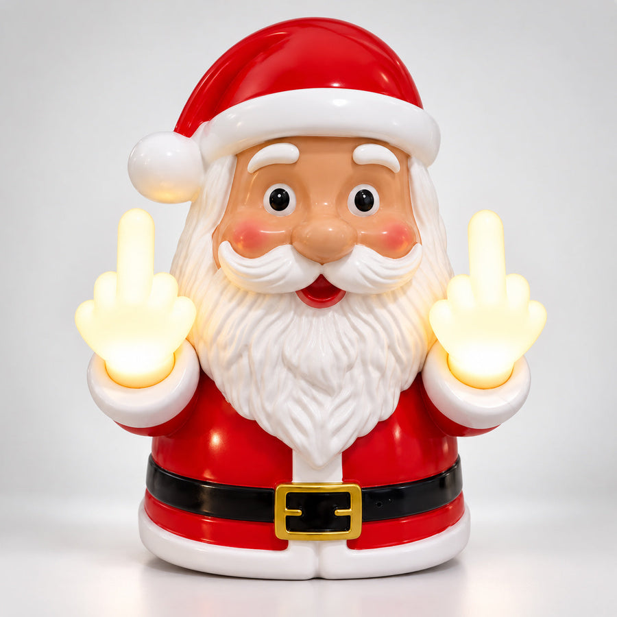Santa holiday character lamp