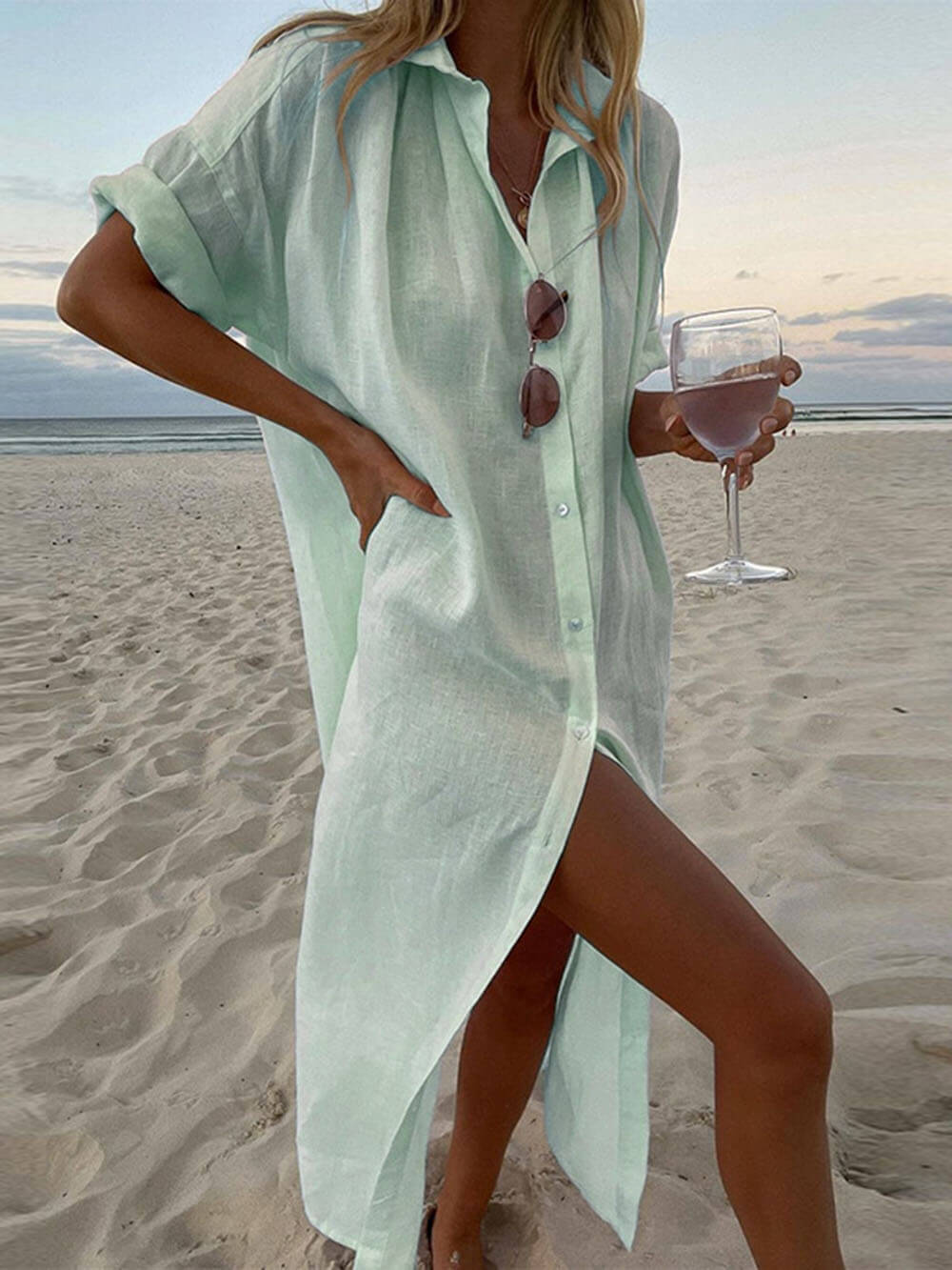 Vestido camisero Concept Simple