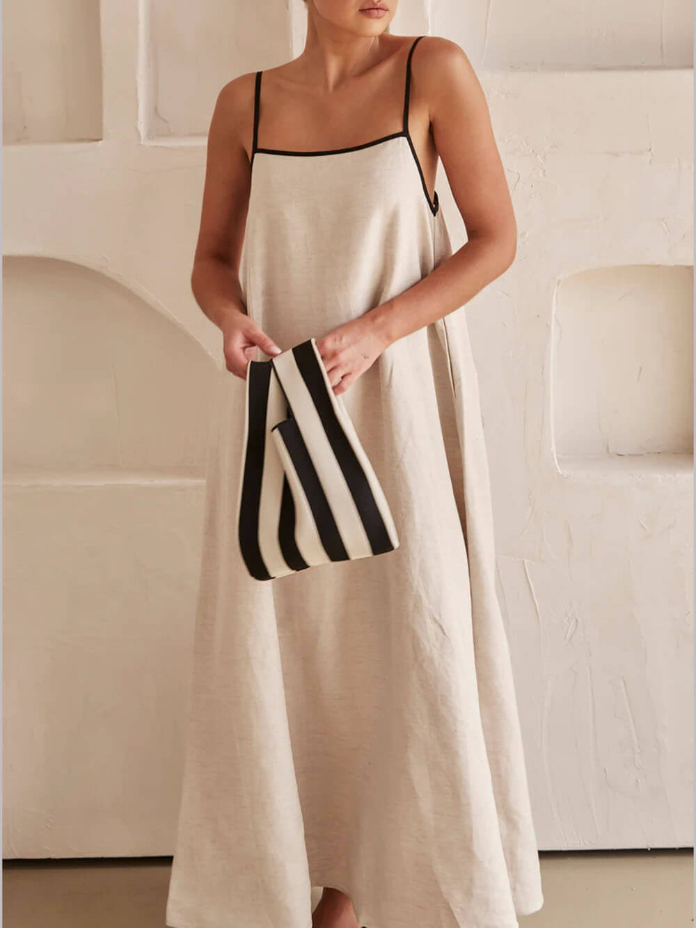 Vestido de corte evasé