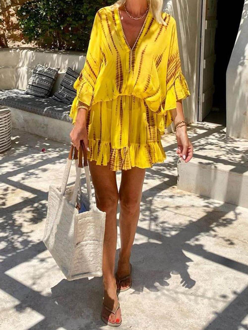 Vestido corto Unique Tie