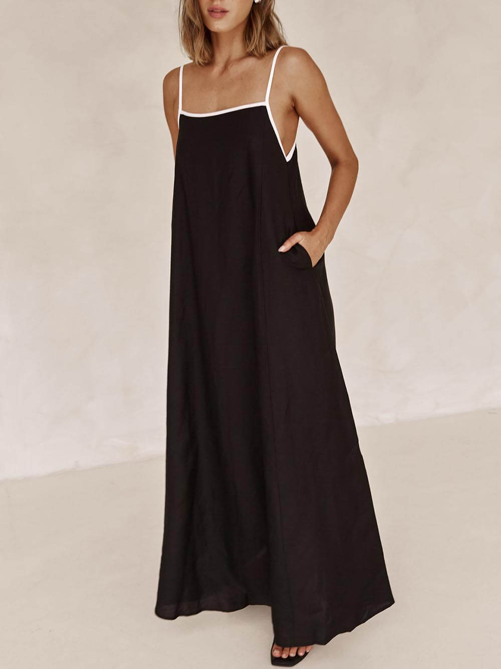Vestido de corte evasé