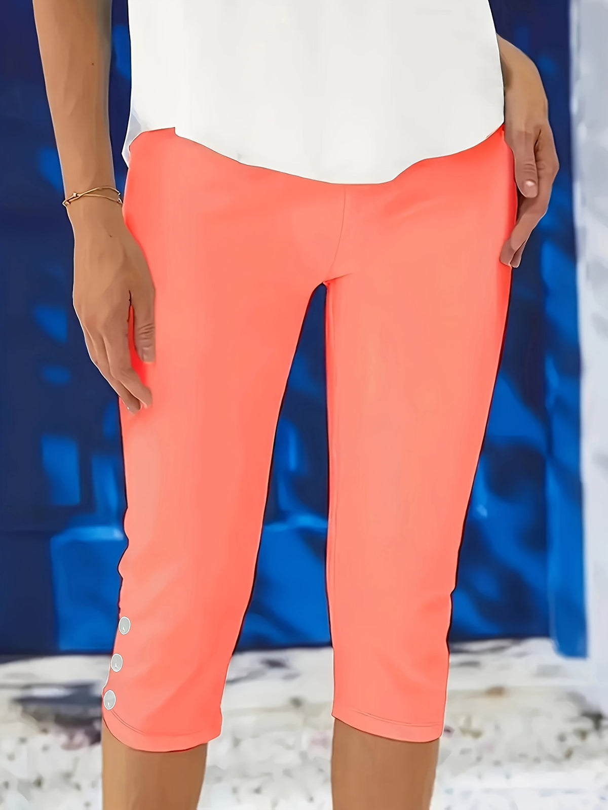 Pantalón capri Clara Polished