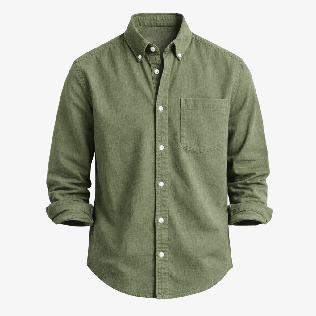 Camisa de lino Kensington Chest-pocket