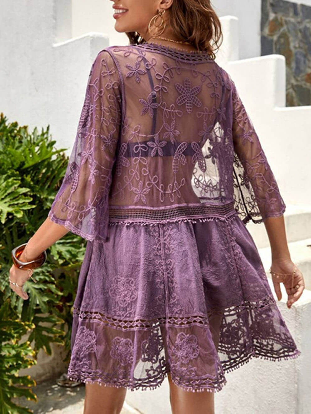 Vestido de encaje Loose