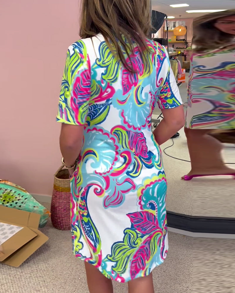 Vestido estampado Aria