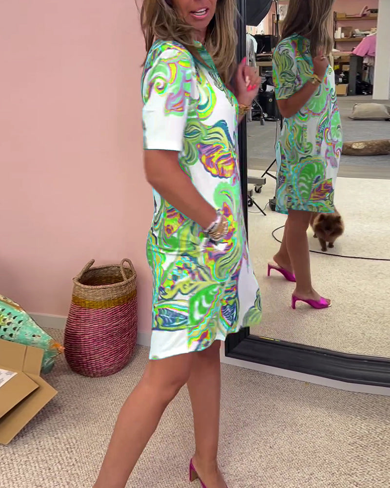 Vestido estampado Aria
