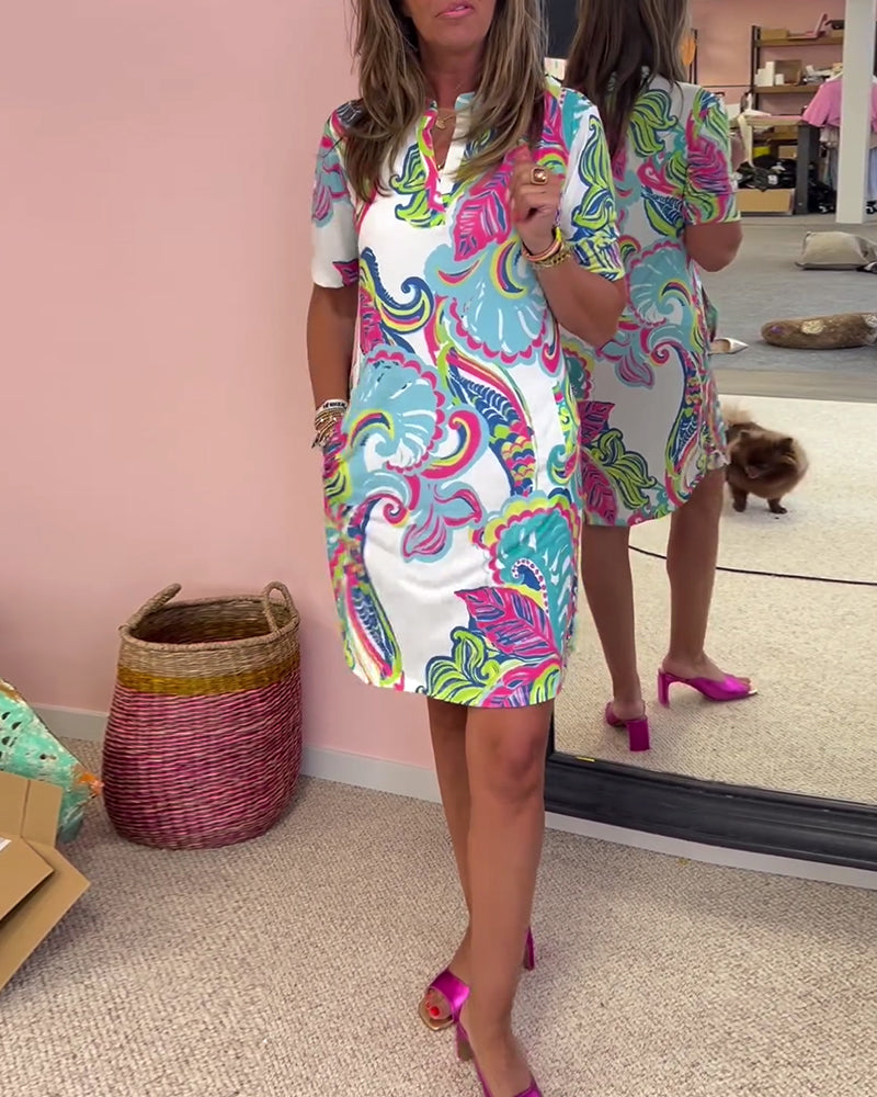 Vestido estampado Aria