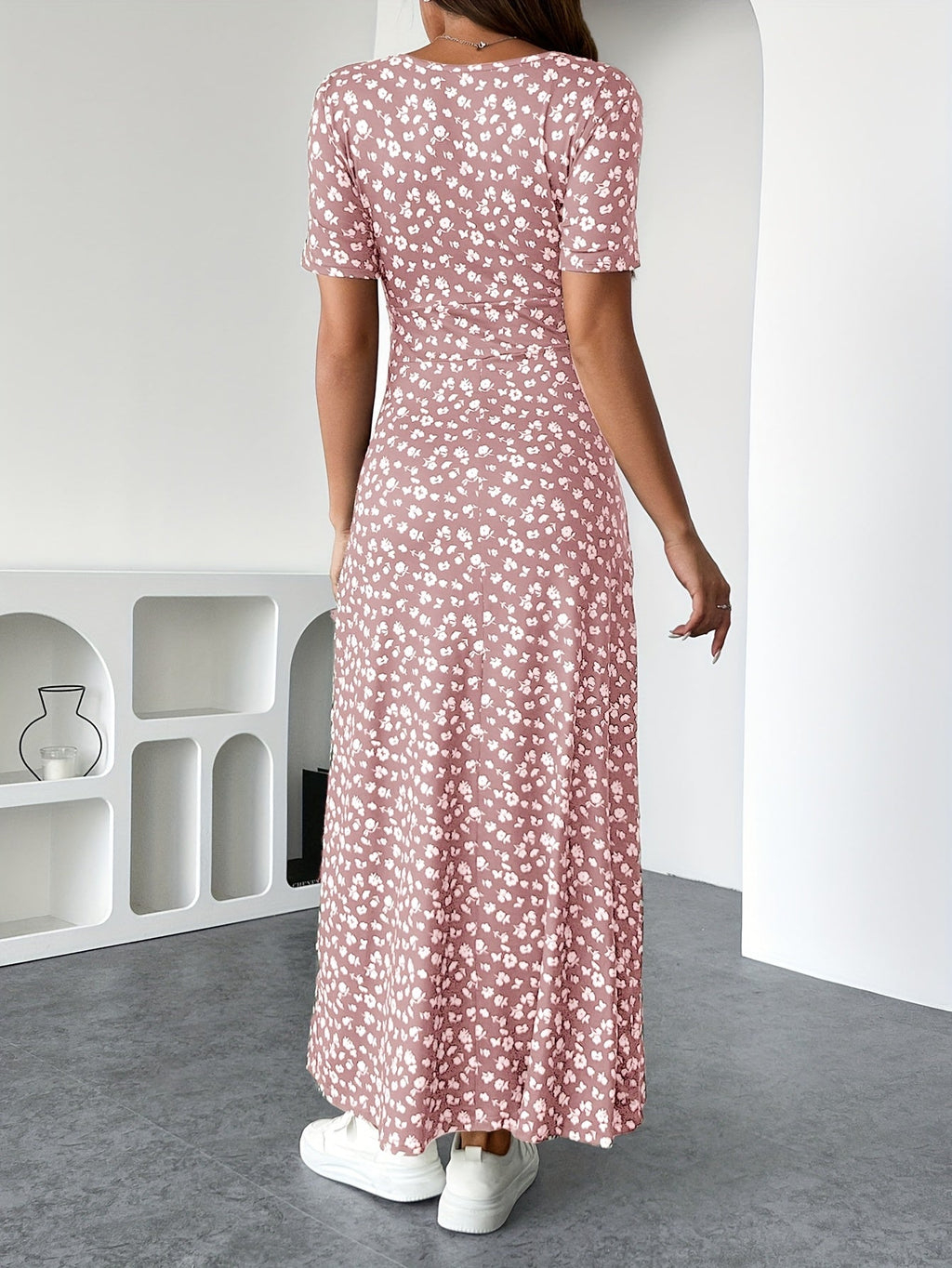 Vestido de punto Isla Ruffle