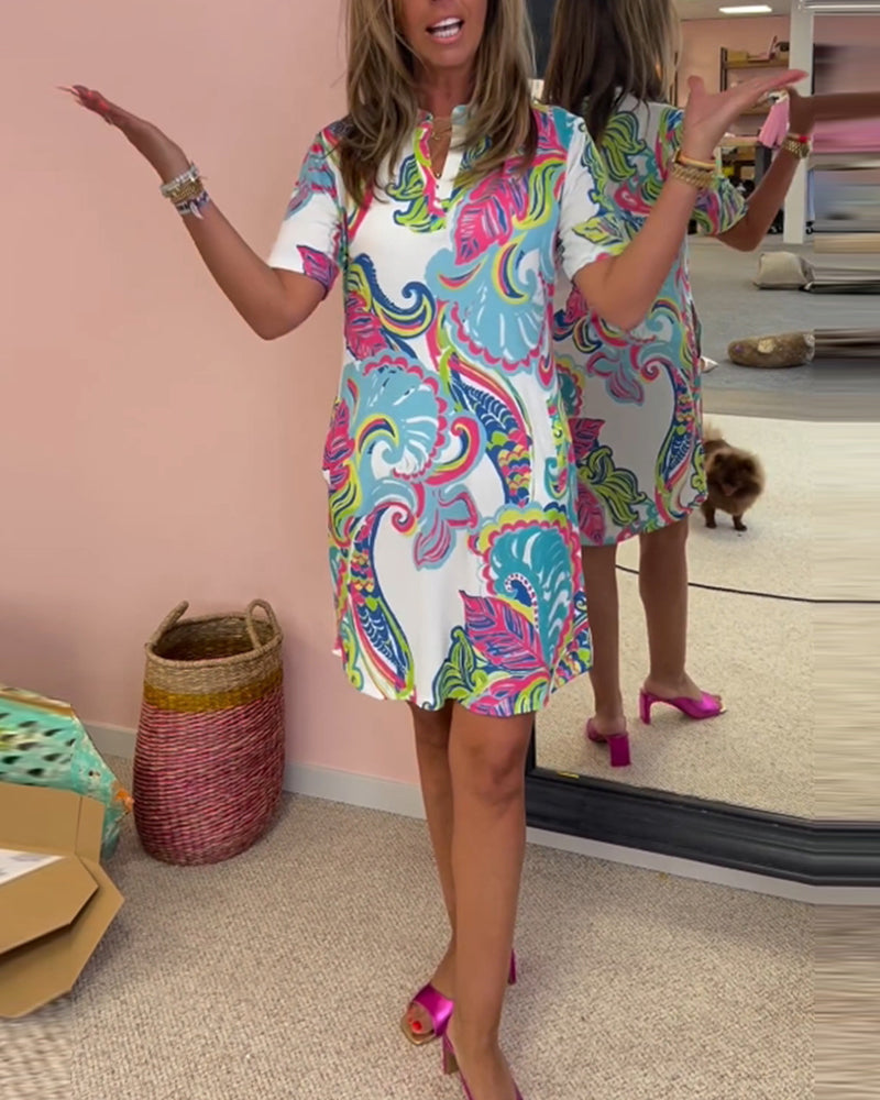 Vestido estampado Aria