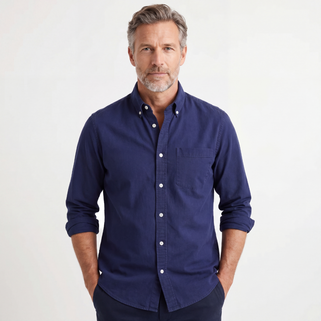 Camisa de lino Kensington Chest-pocket