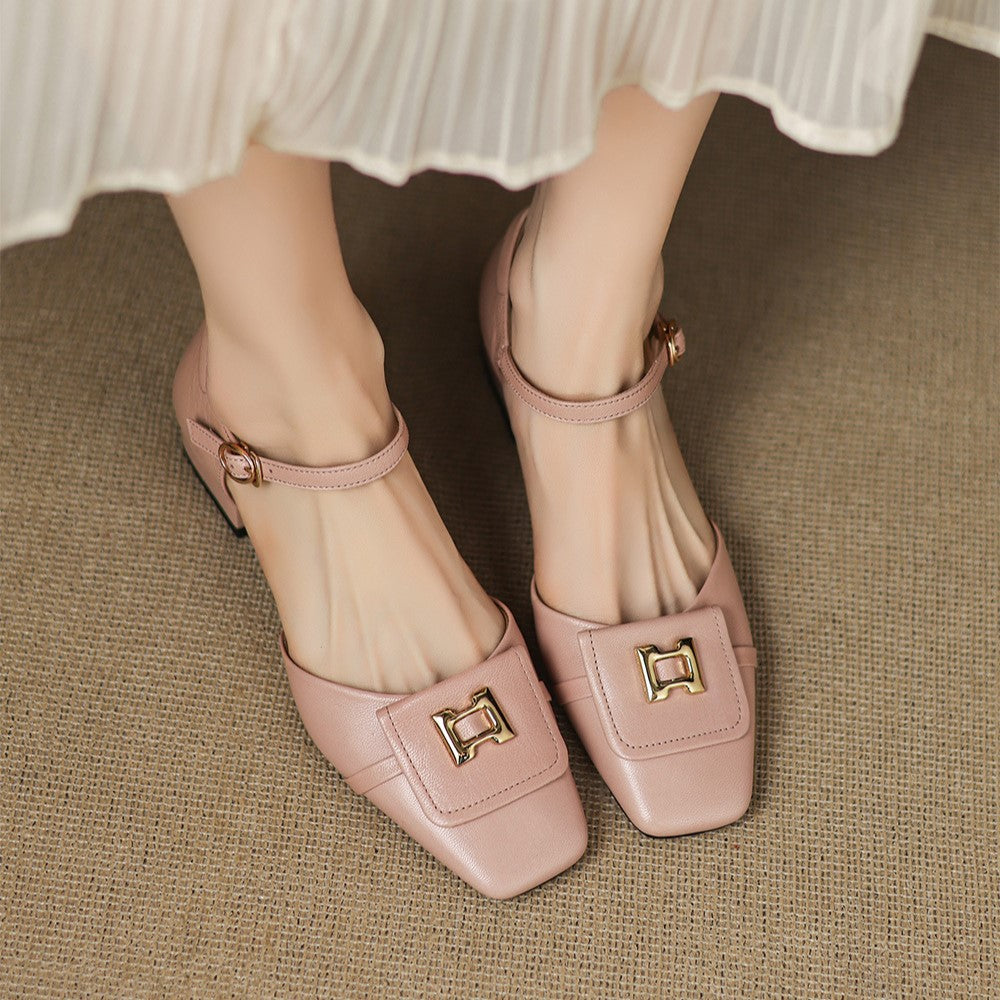 Merceditas de piel Hartley Buckled