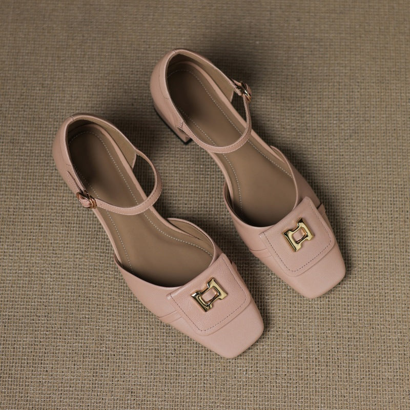 Merceditas de piel Hartley Buckled