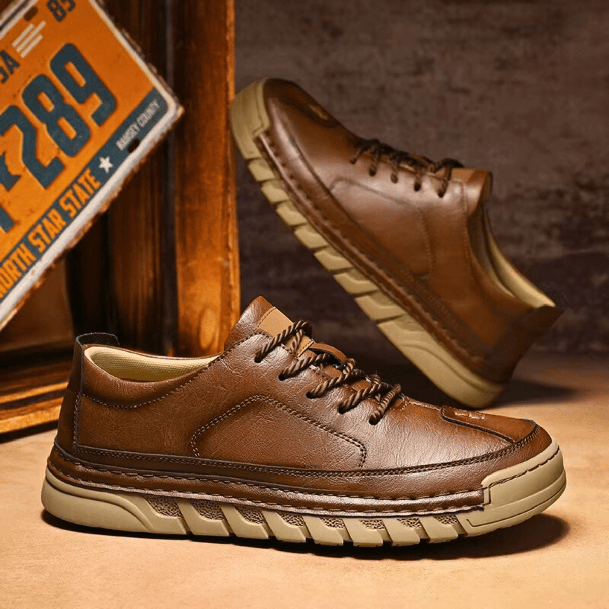 Zapatillas de piel Easton