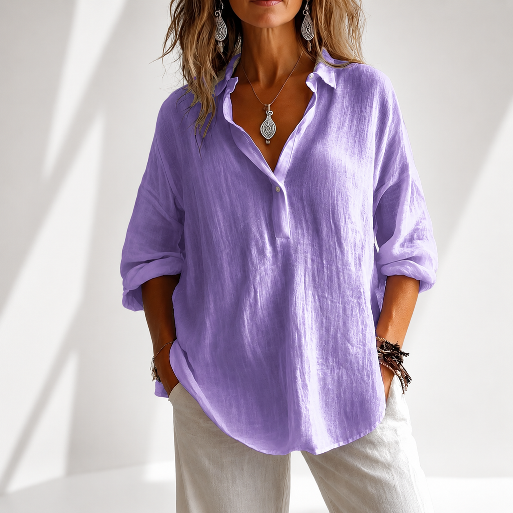 Blusa de algodón Kensington