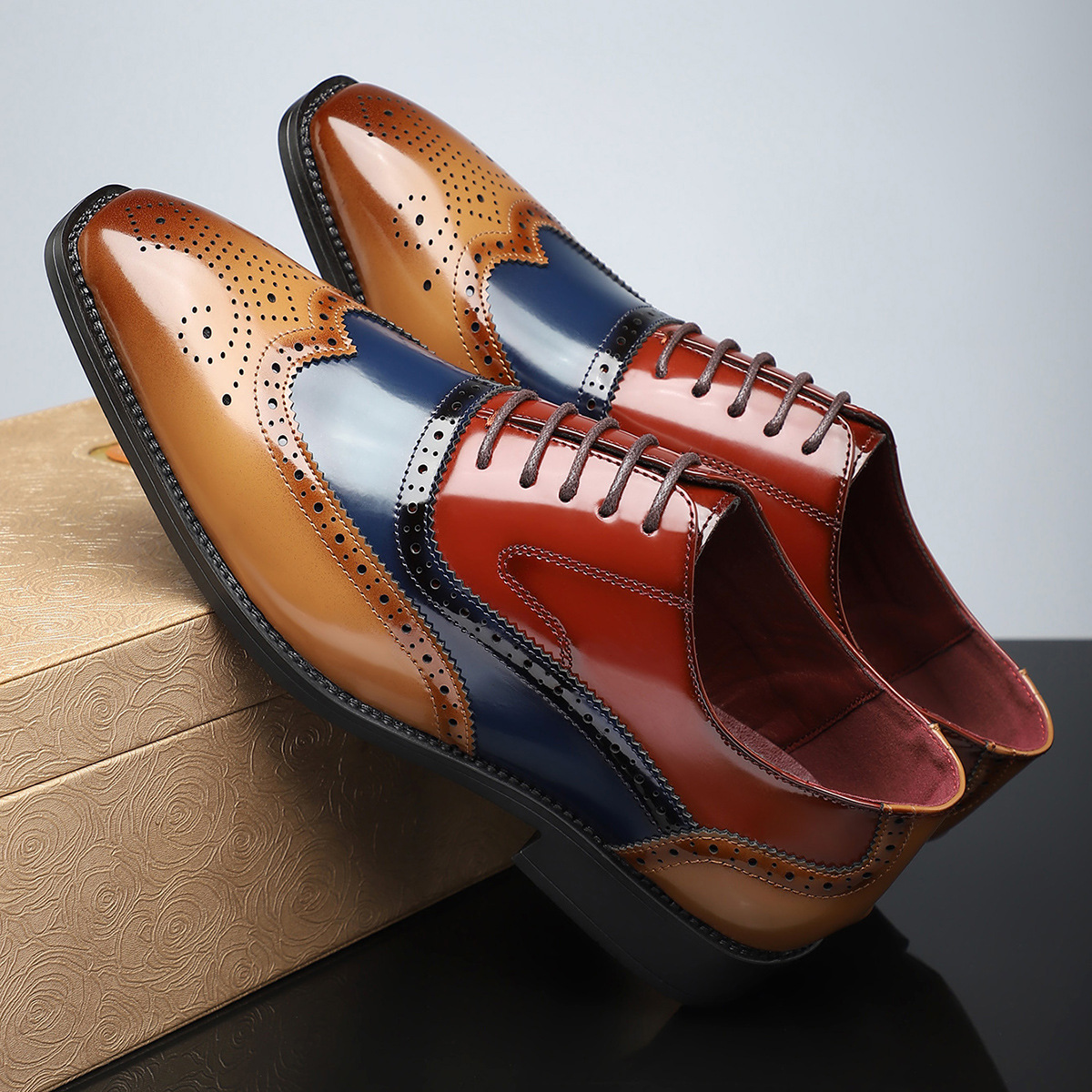 Zapatos brogue de piel Stirling