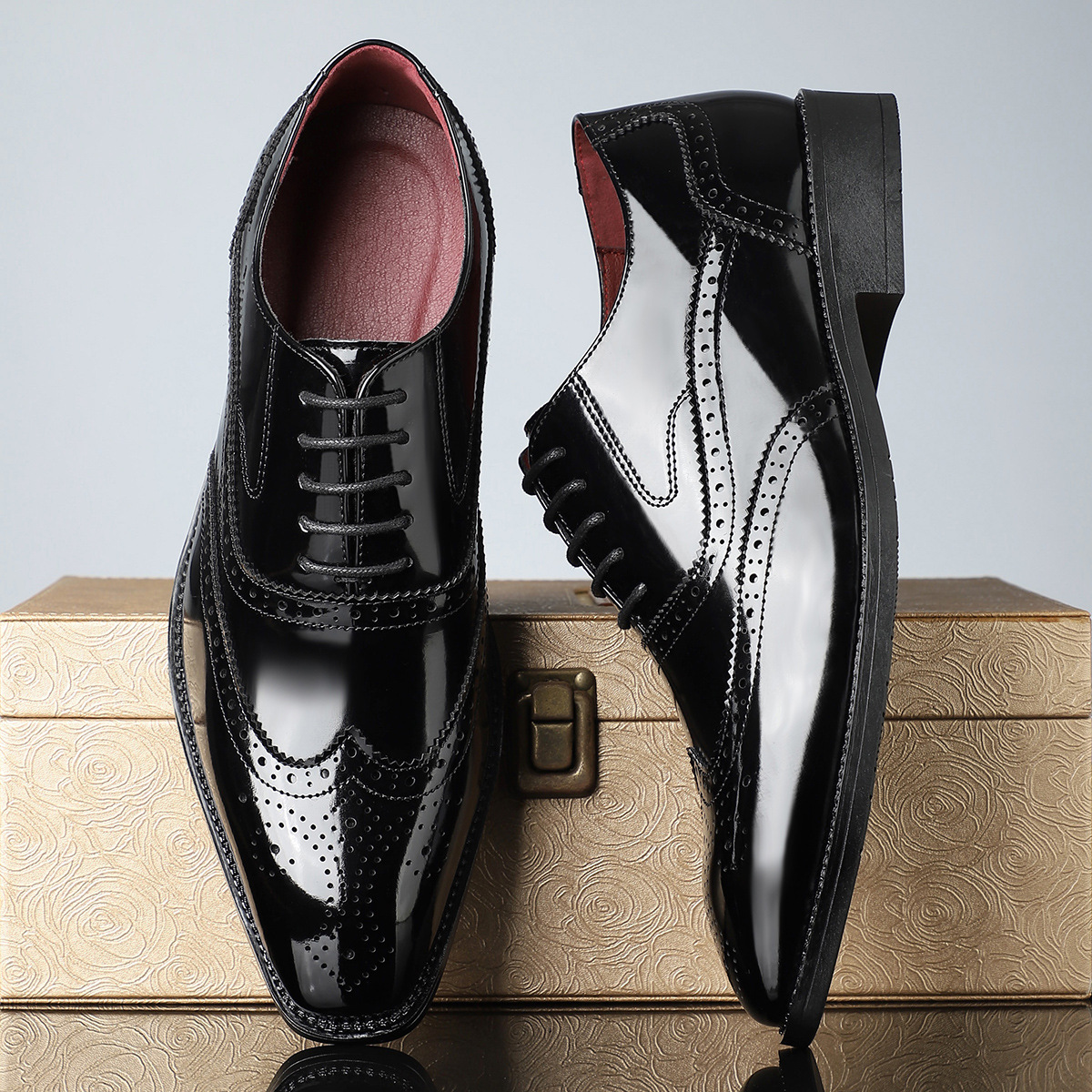 Zapatos brogue de piel Stirling