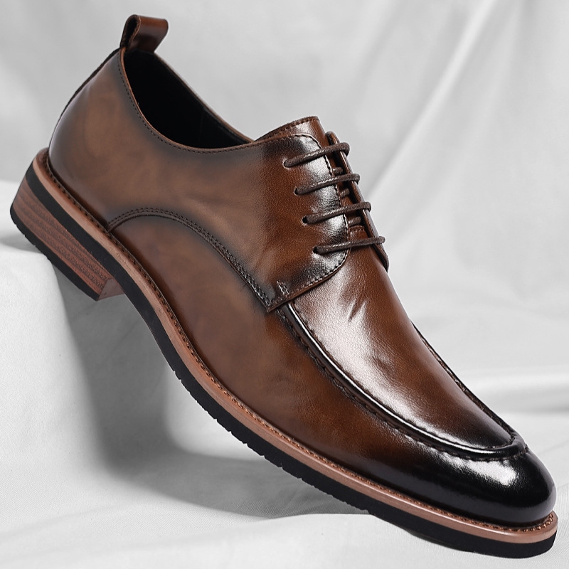 Zapatos derby de piel Vaughan