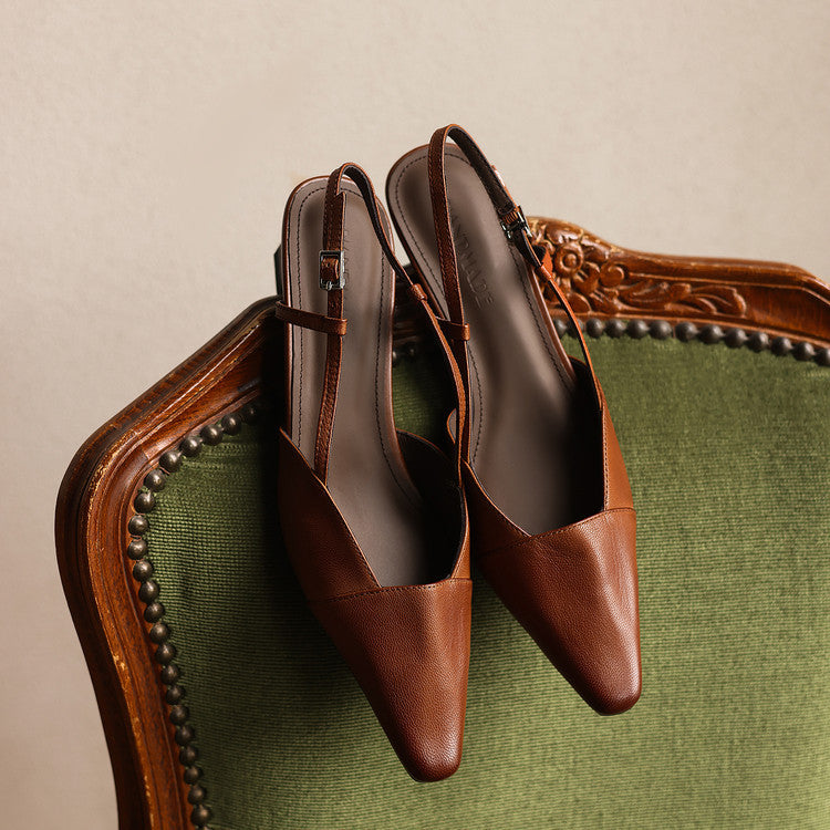 Zapatos de tacón de piel Dante