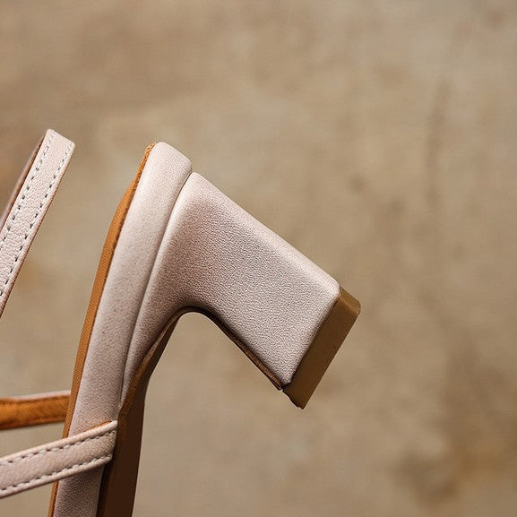 Zapatos de tacón de piel Dante