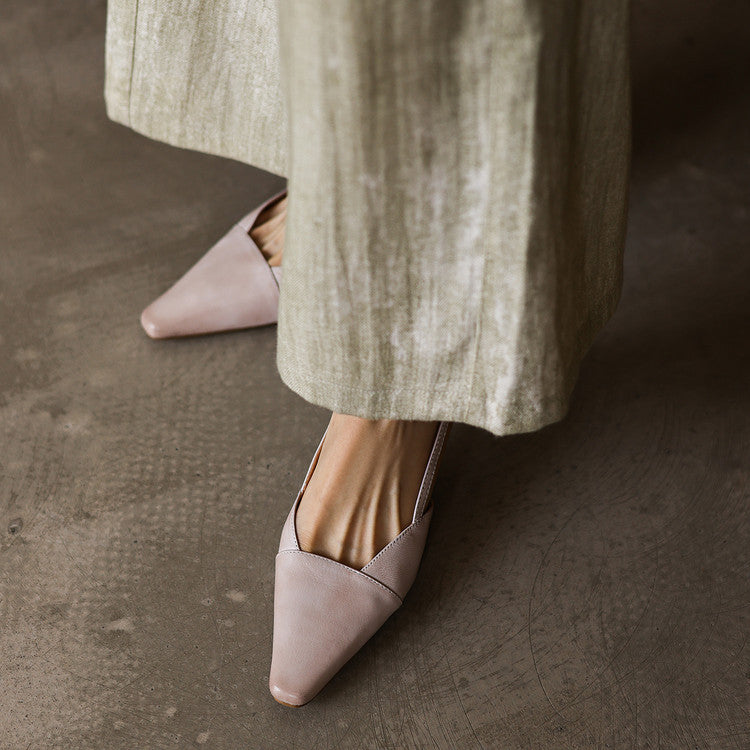 Zapatos de tacón de piel Dante