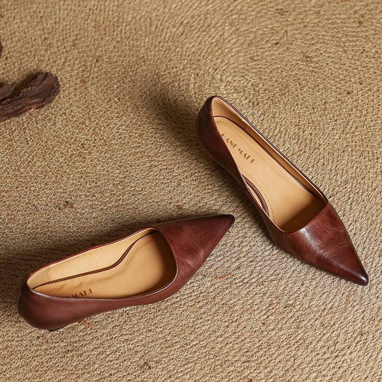 Zapatos de tacón de piel Hartley