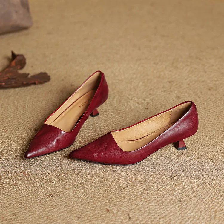 Zapatos de tacón de piel Hartley