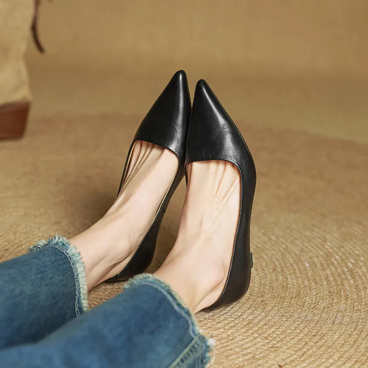Zapatos de tacón de piel Hartley