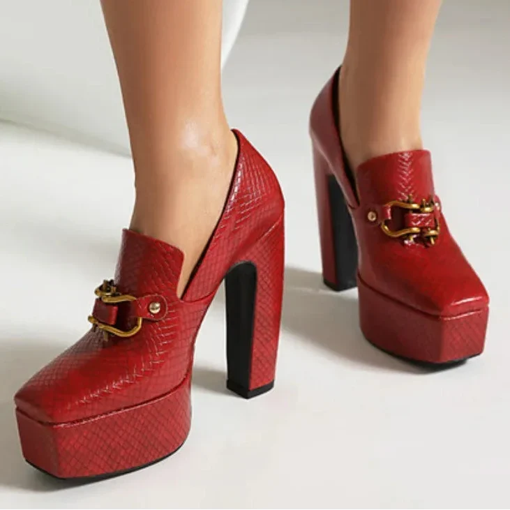 Zapatos de tacón con plataforma Alessia