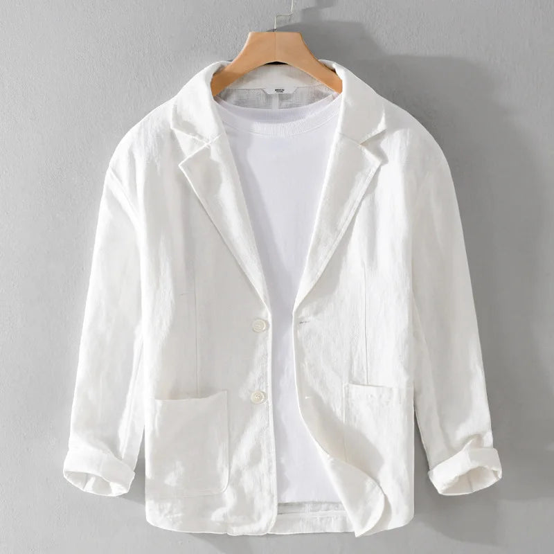 Chaqueta de lino Leandro
