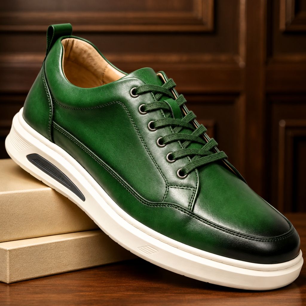 Zapatillas hecho a mano de piel Sawyer