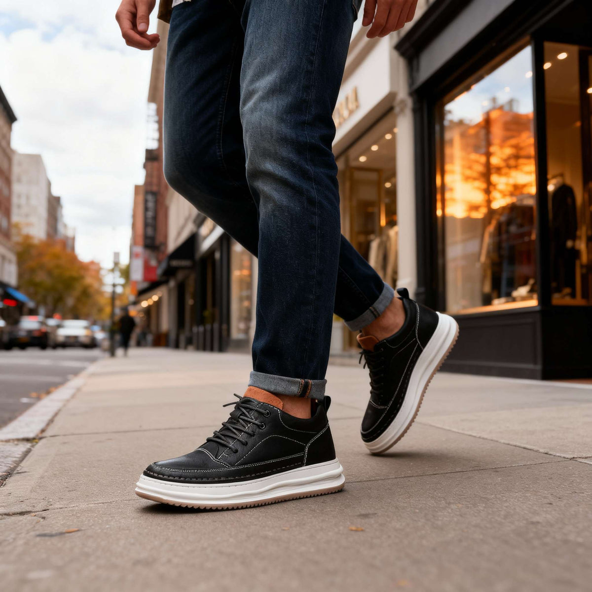 Zapatillas de piel Zane