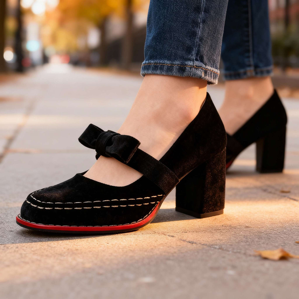 Mocasines de terciopelo Marlowe
