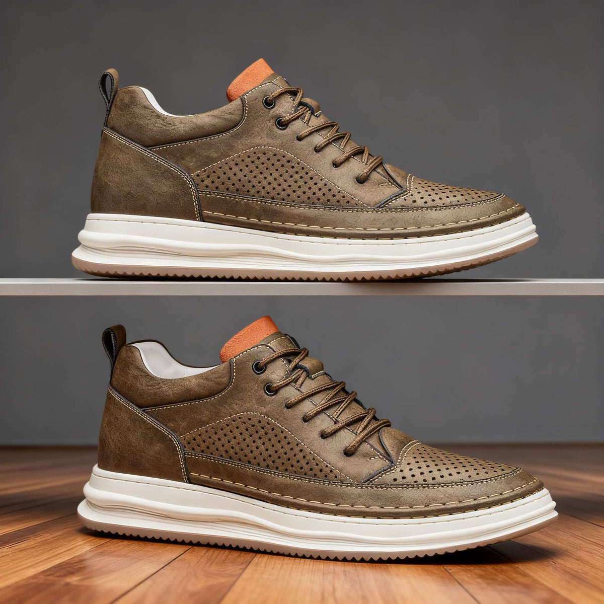 Zapatillas de piel Rex Breeze