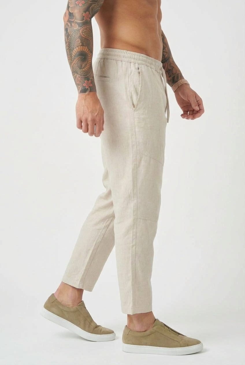Pantalón corto de lino Kyoto