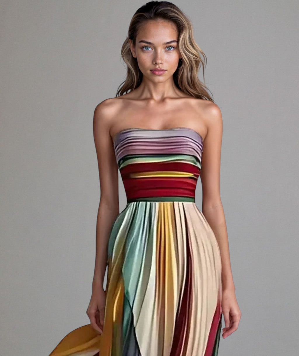 Vestido de corte evasé Vivienne