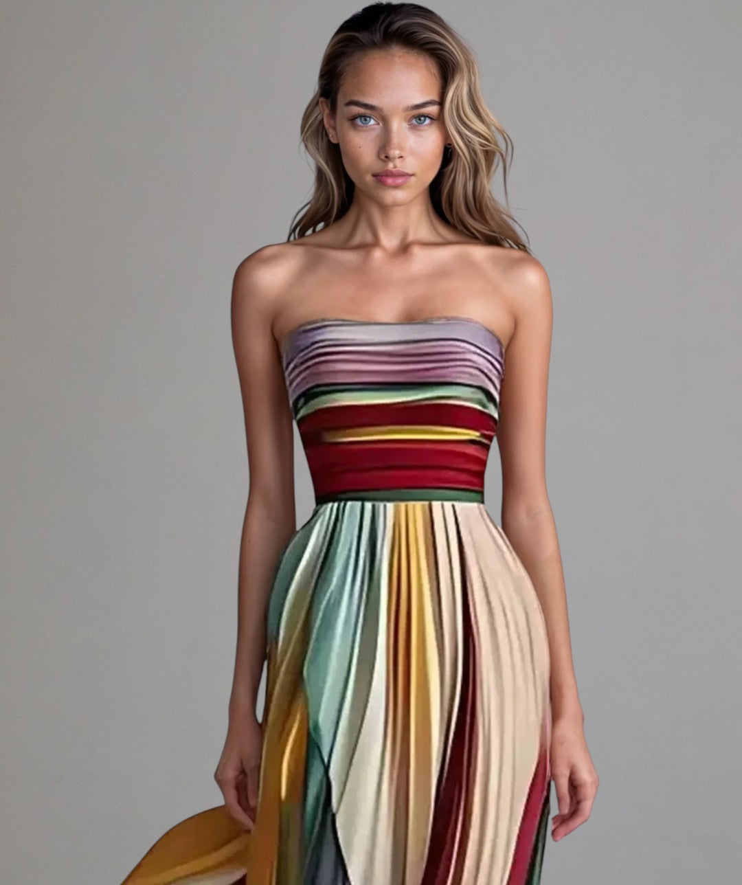 Vestido de corte evasé Vivienne