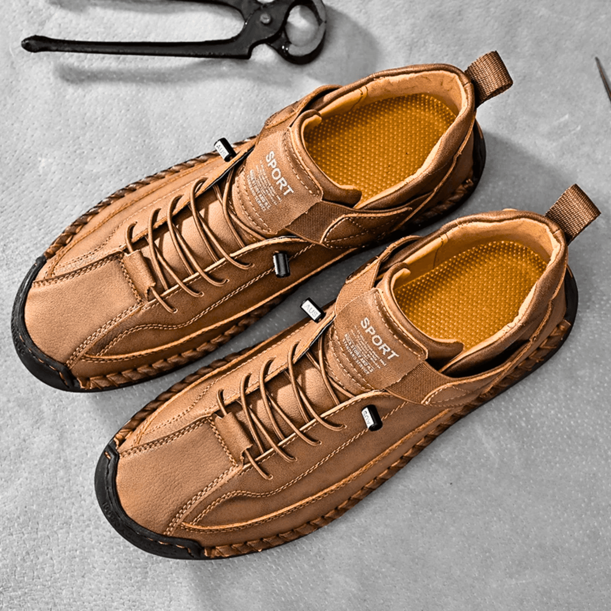 Zapatillas de piel Hutton Artisan