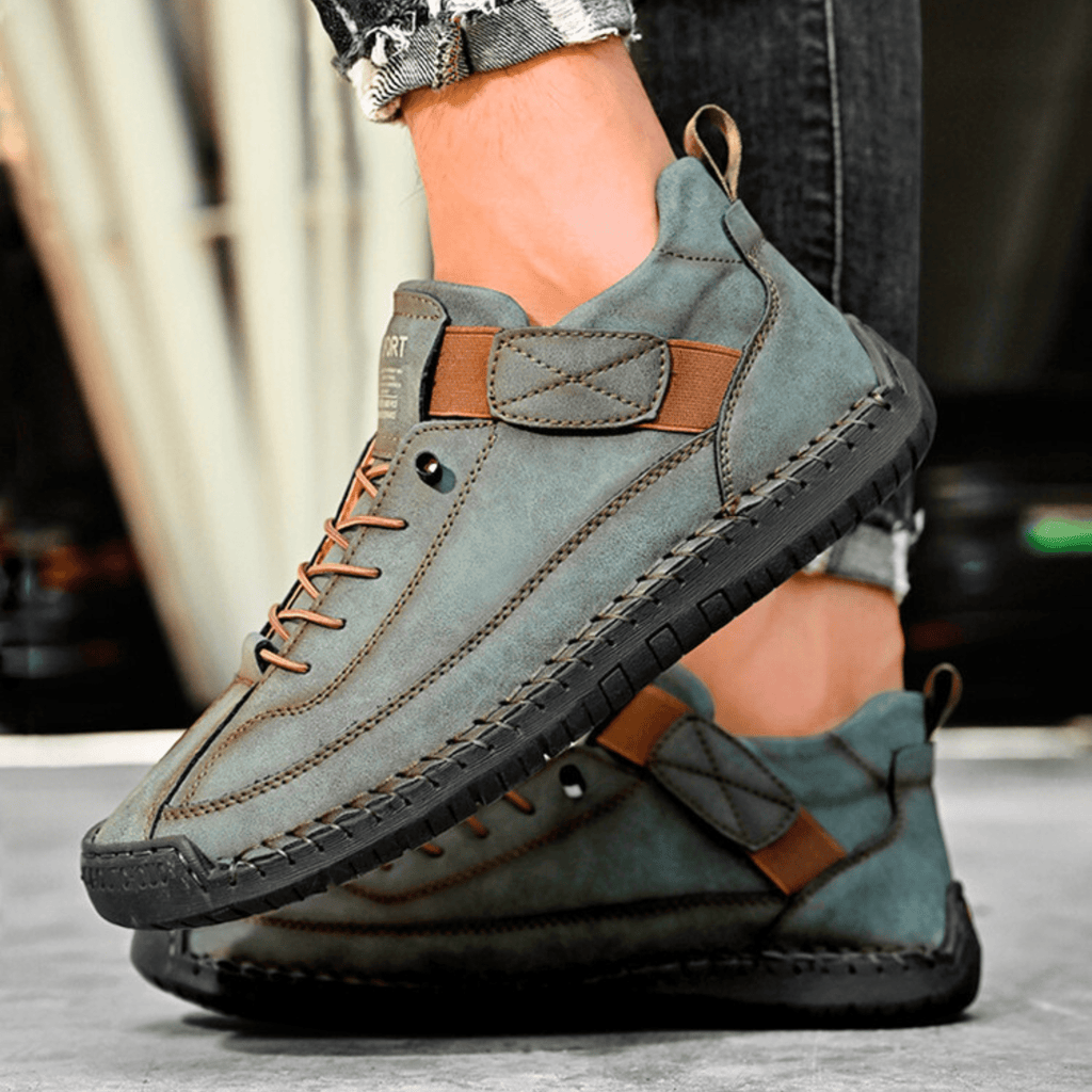 Zapatillas de piel Hutton Artisan