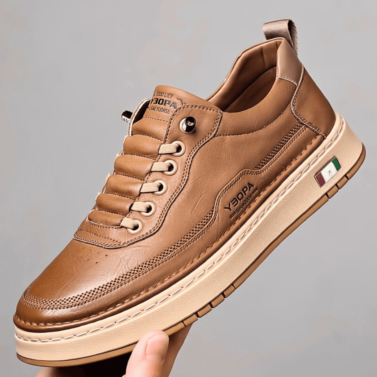 Zapatillas de piel Roderick