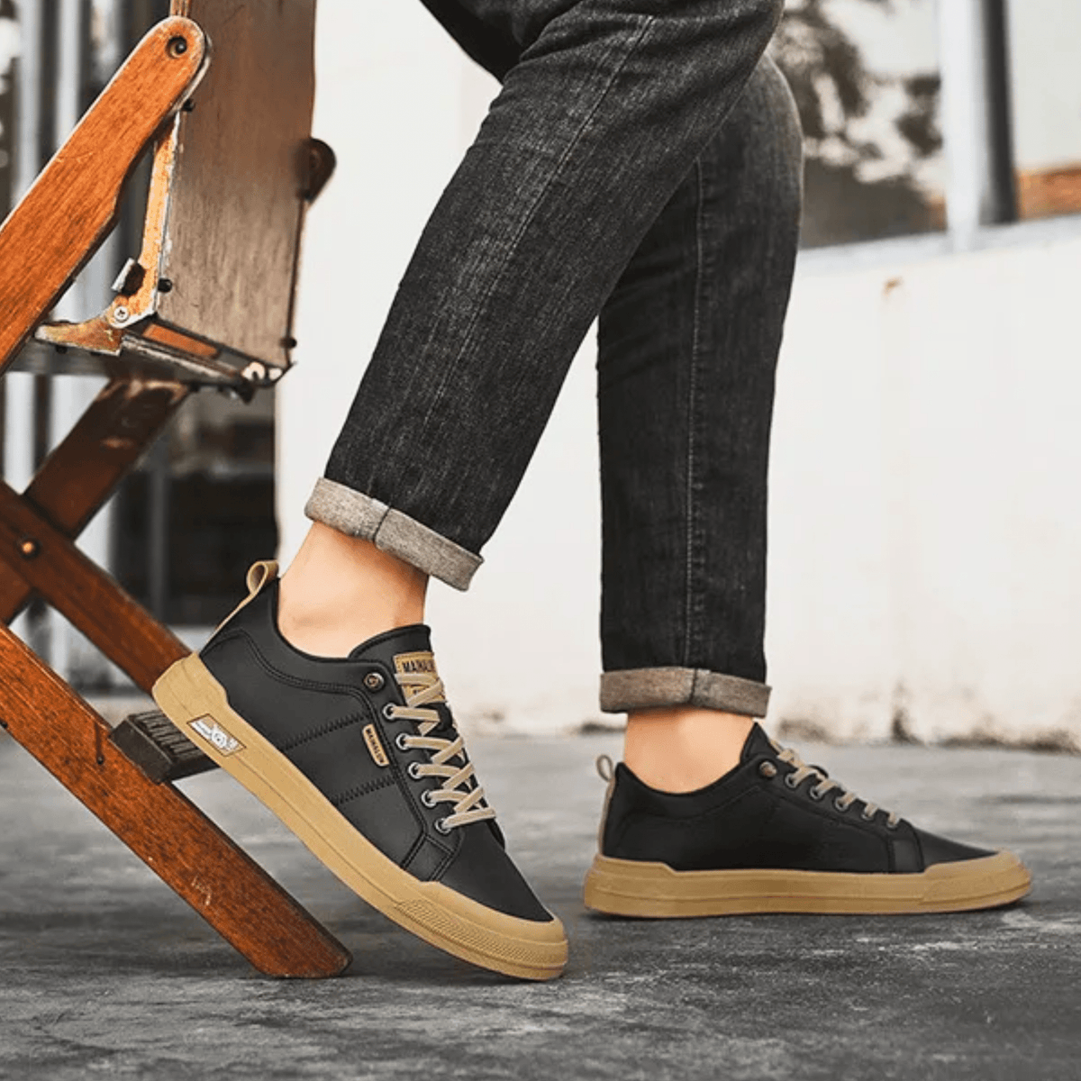 Zapatillas de piel Harrington